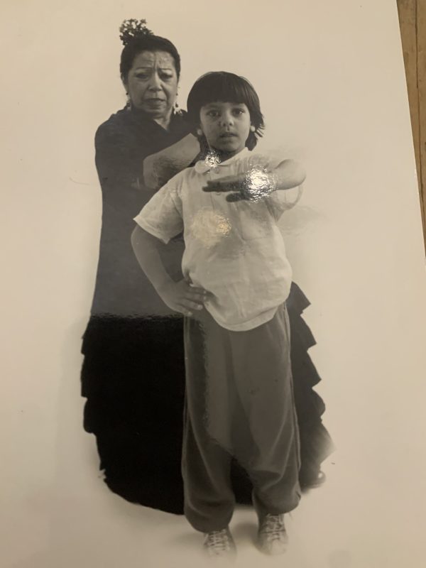 con 5 años con fernanda de utrera ( cantaora ) gira eeuu