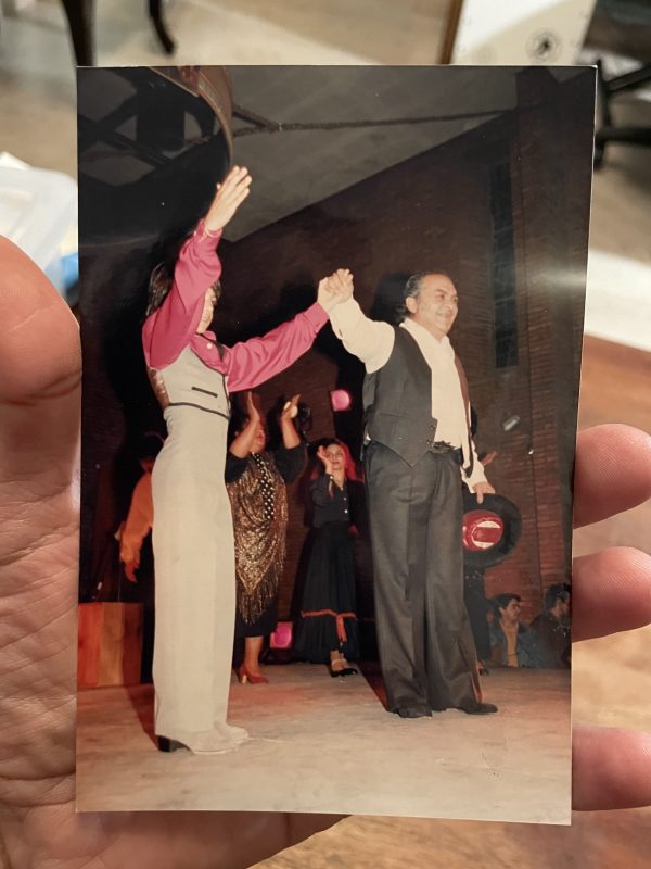 con mi abuelo farruco año 1993